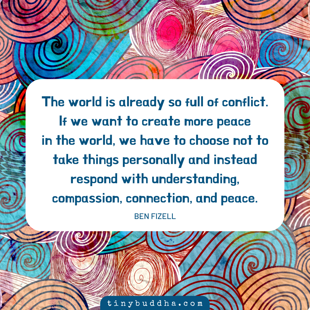 If We Want to Create More Peace in the World