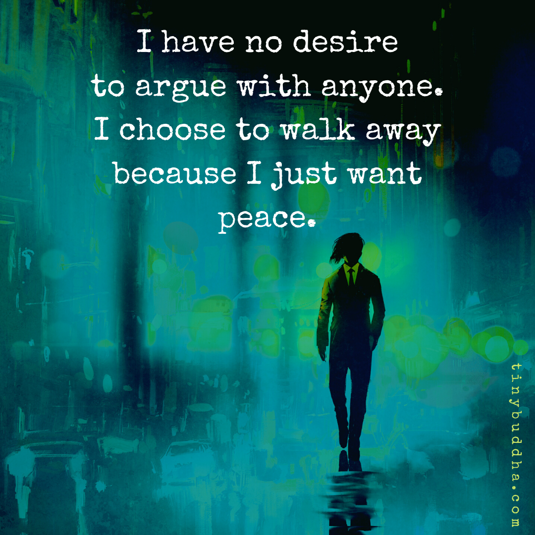 I Choose to Walk Away
