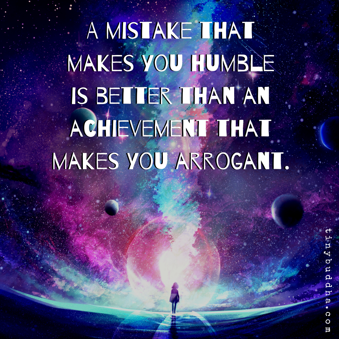 A Mistake That Makes You Humble