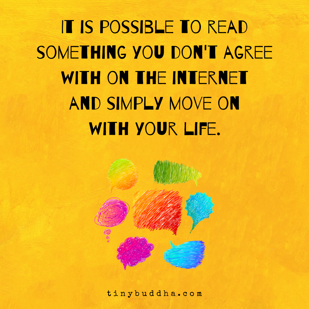 Something You Don’t Agree With on the Internet