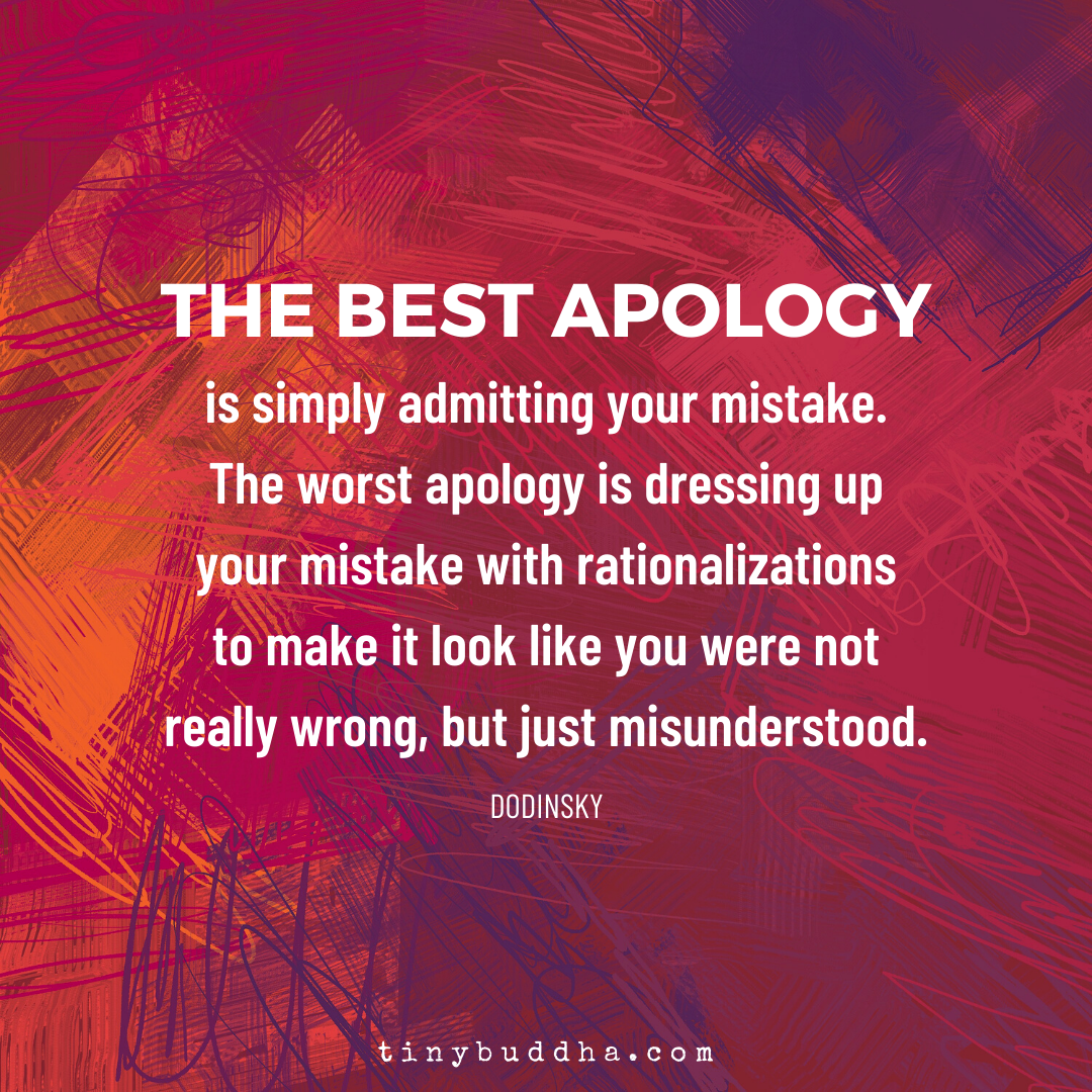 The Best Apology