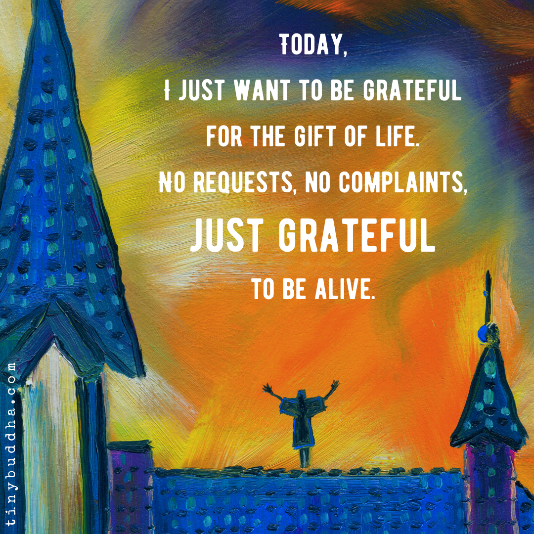 Today, I Just Want to Be Grateful
