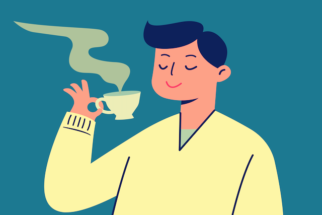 How to Calm Morning Anxiety by Mindfully Drinking Tea