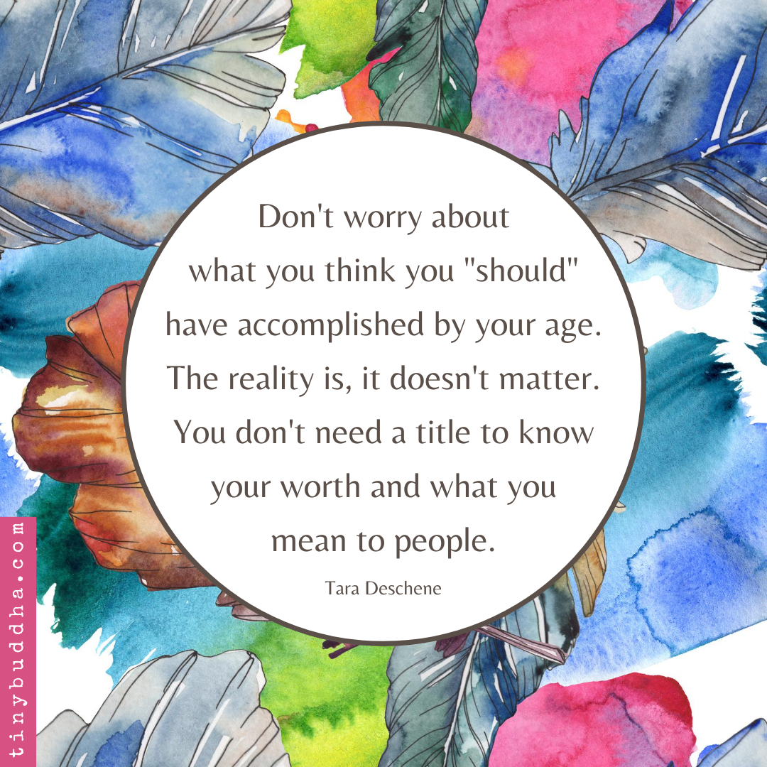 What You “Should” Have Accomplished