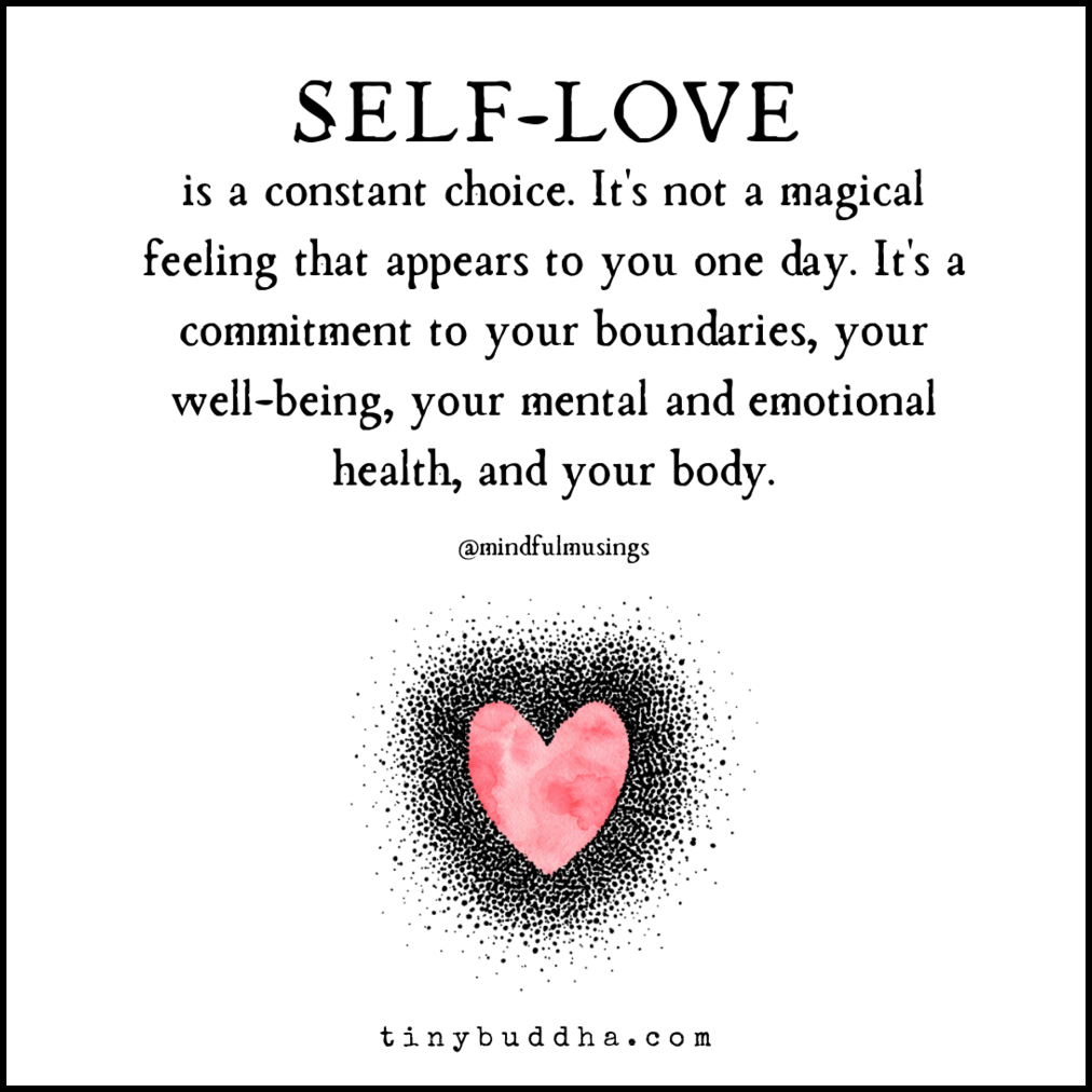 Self-Love Is a Constant Choice