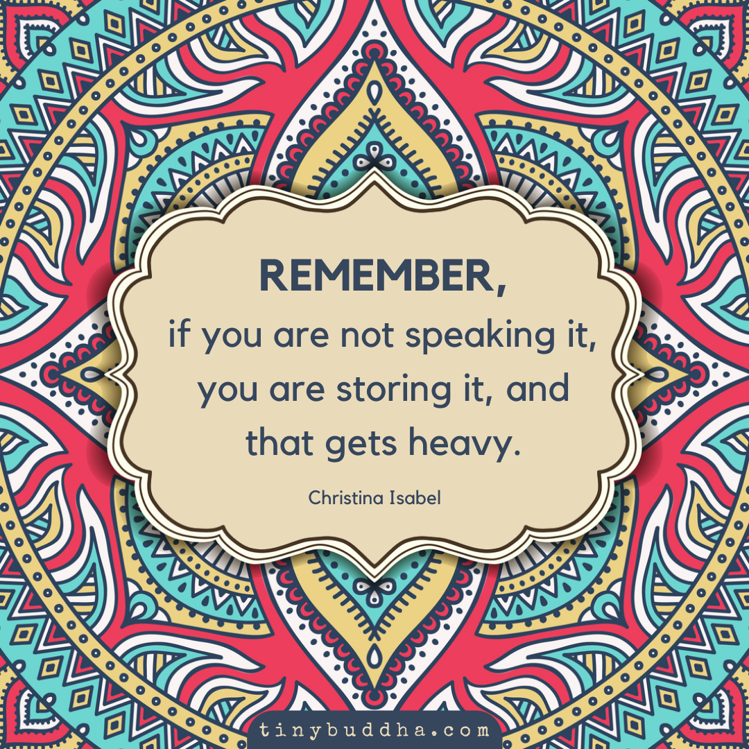 If You Are Not Speaking It, You Are Storing It