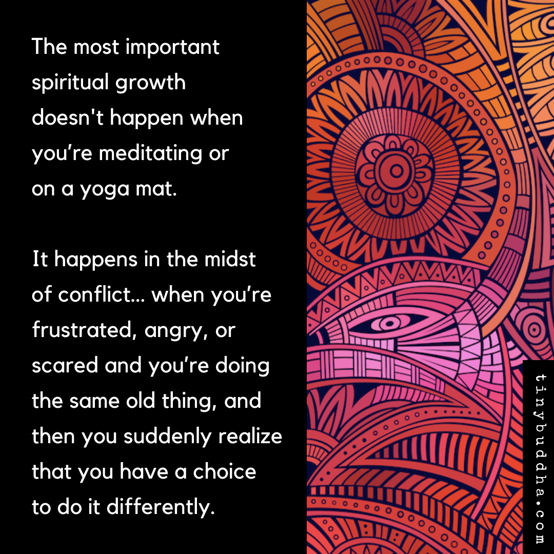 Growth Happens in the Midst of Conflict