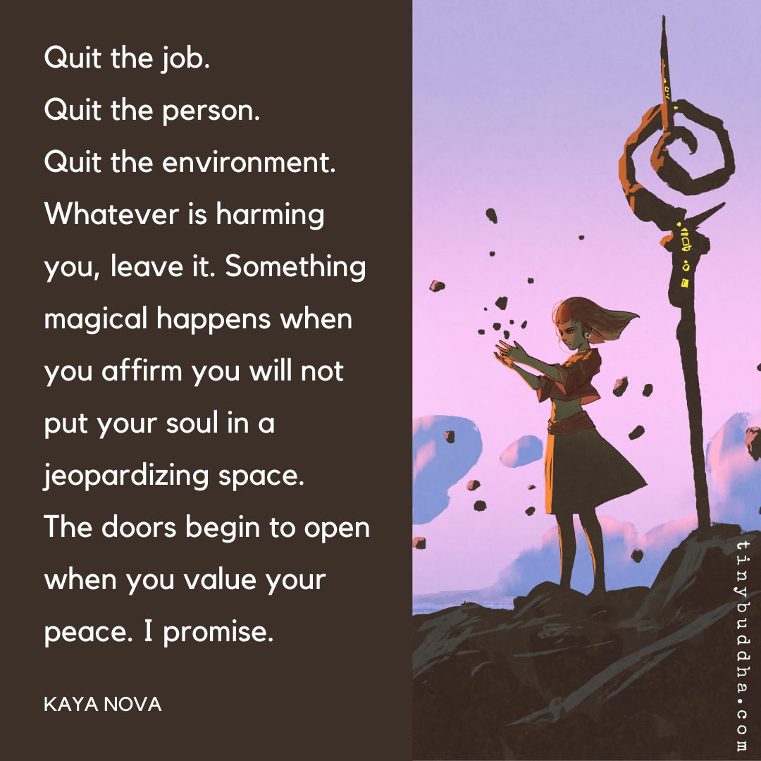 Whatever Is Harming You, Leave It