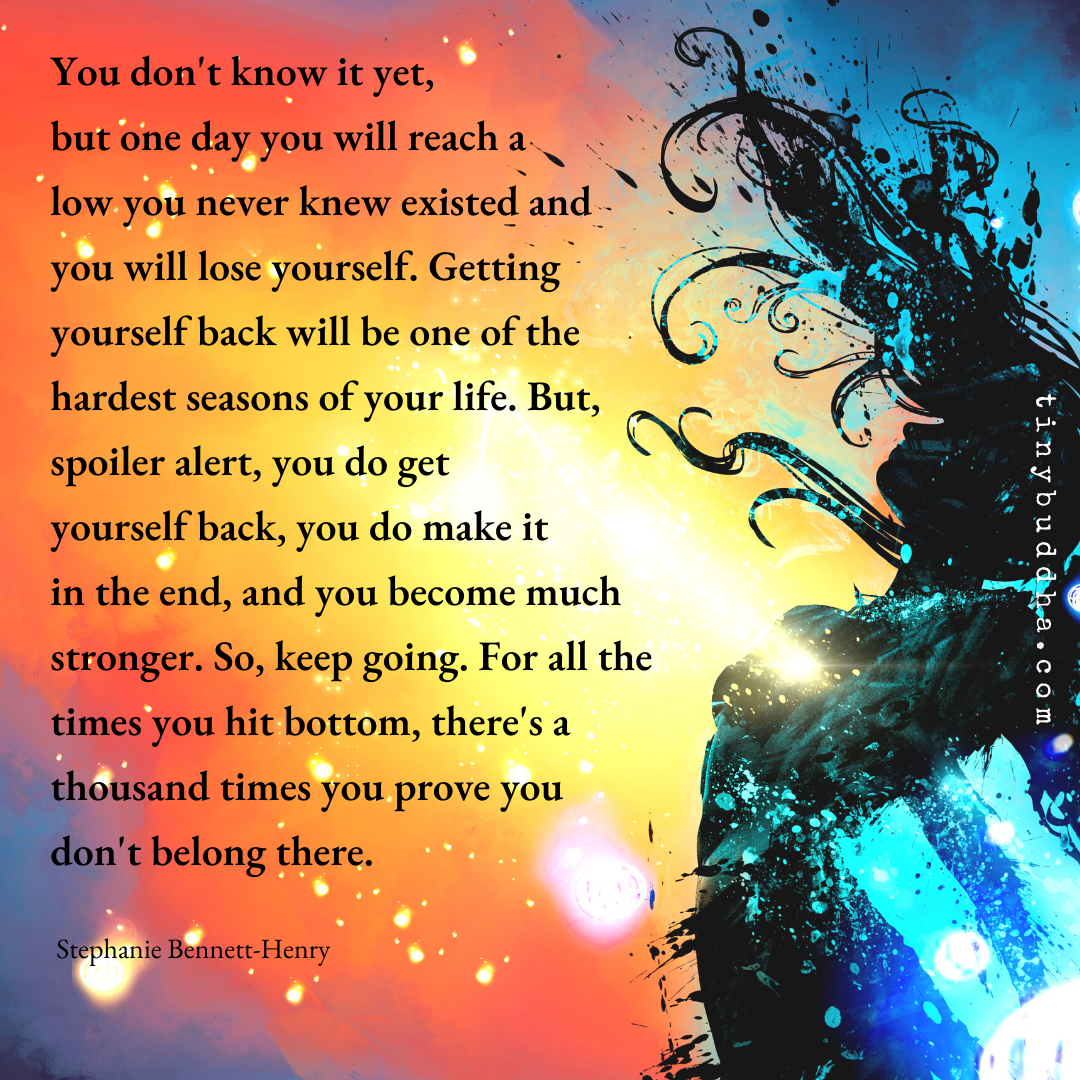 For All the Times You Hit Bottom…