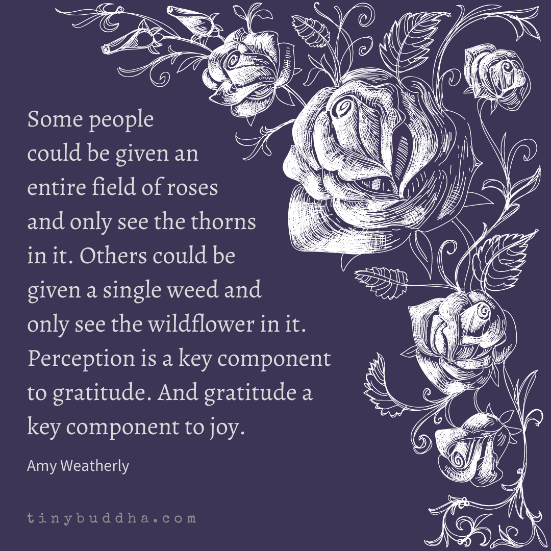 Perception Is a Key Component of Gratitude