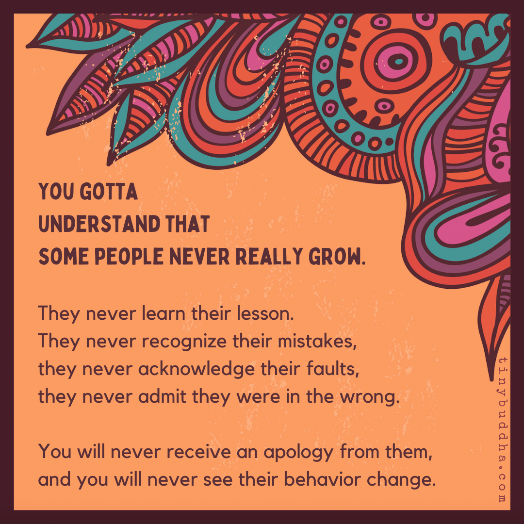 Some People Never Really Grow