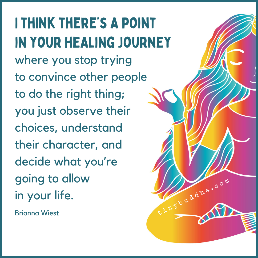 I Think There’s a Point in Your Healing Journey…