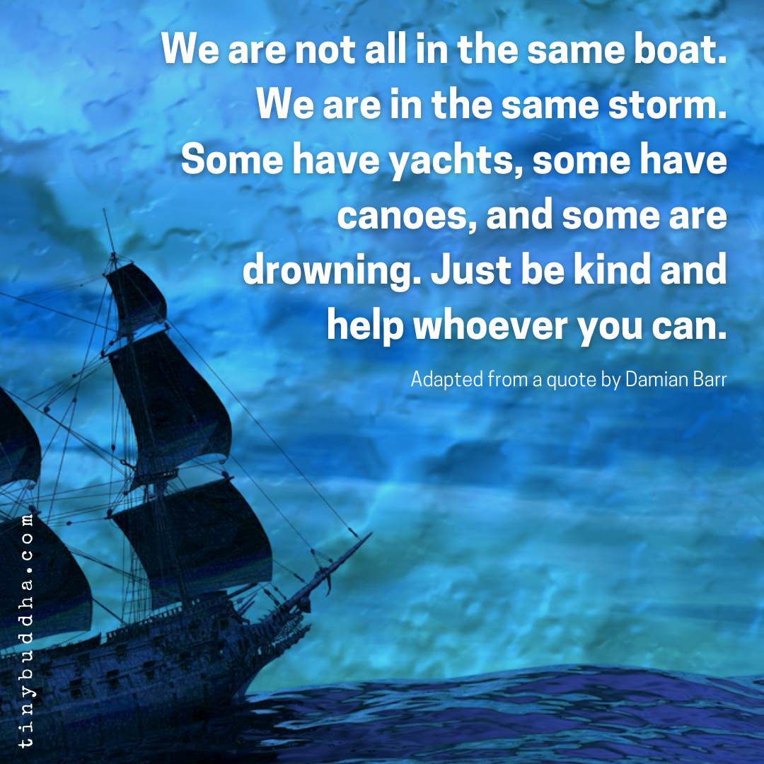 We’re Not All in the Same Boat