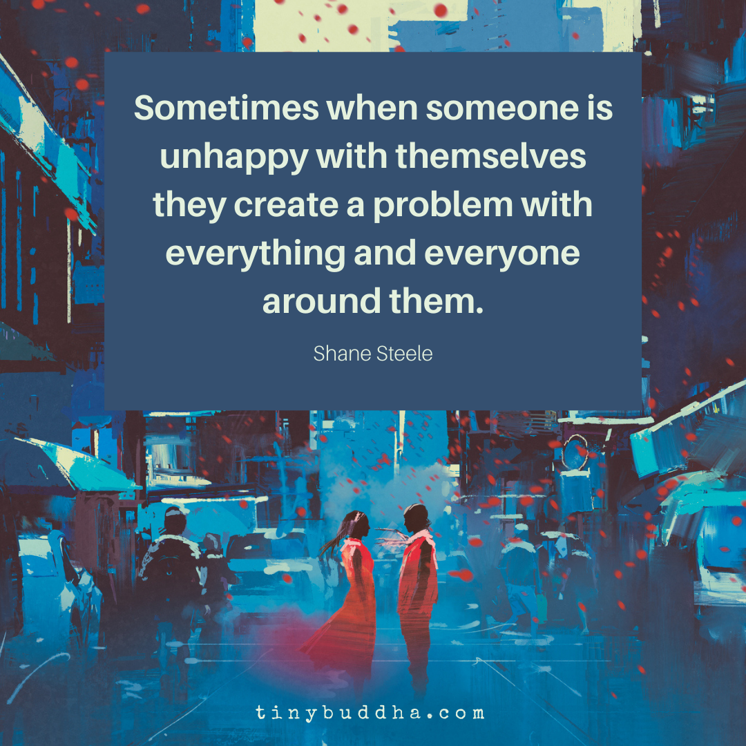 When Someone Is Unhappy with Themselves