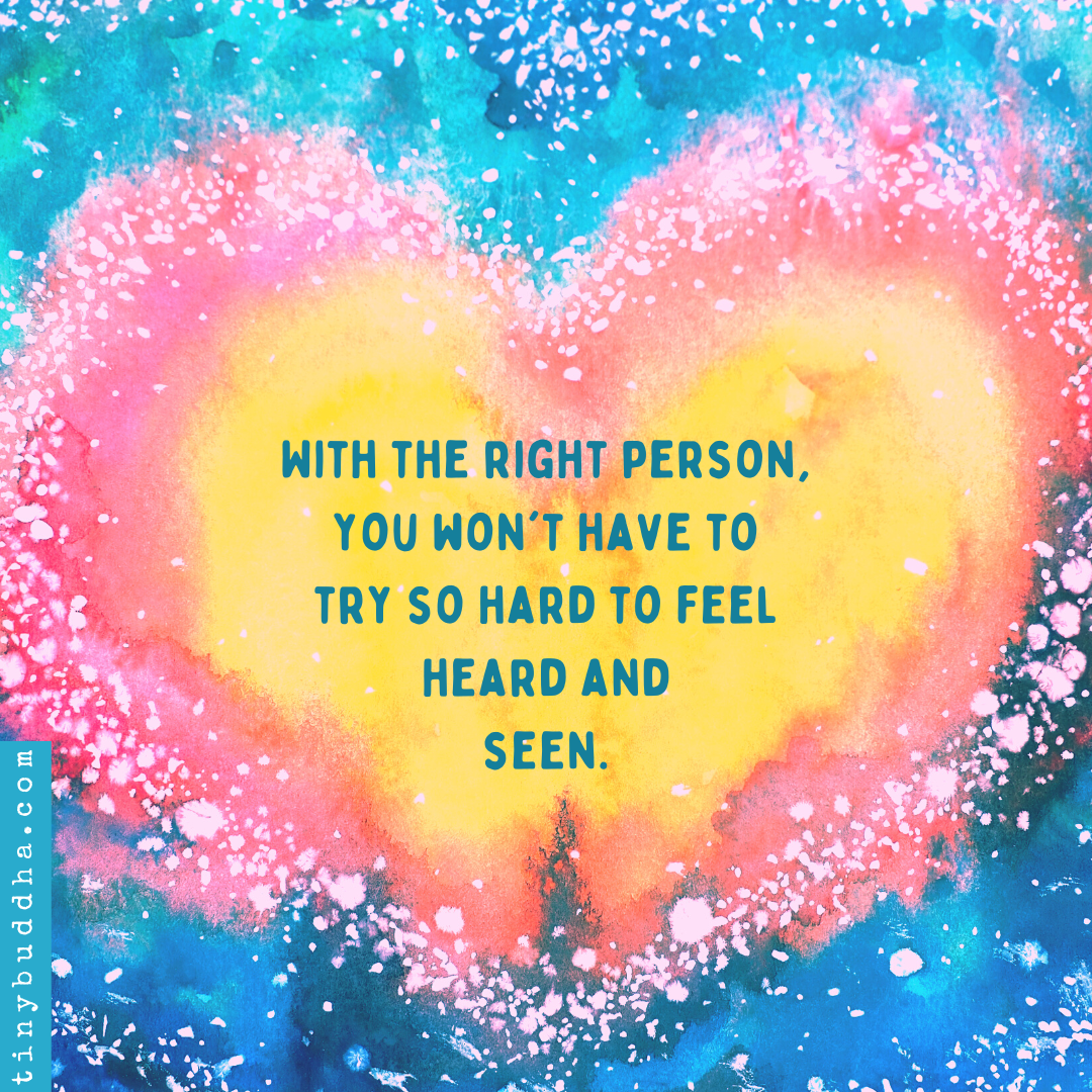 With the Right Person