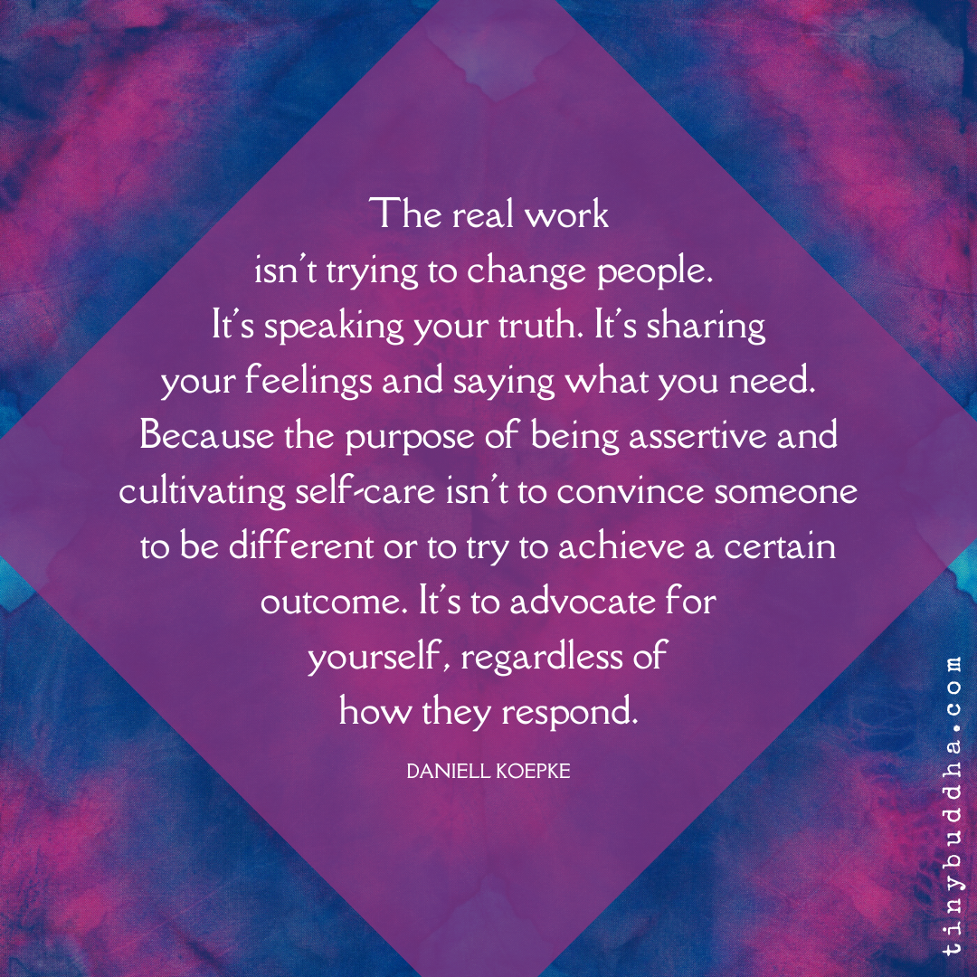 The Real Work Isn’t Trying to Change People