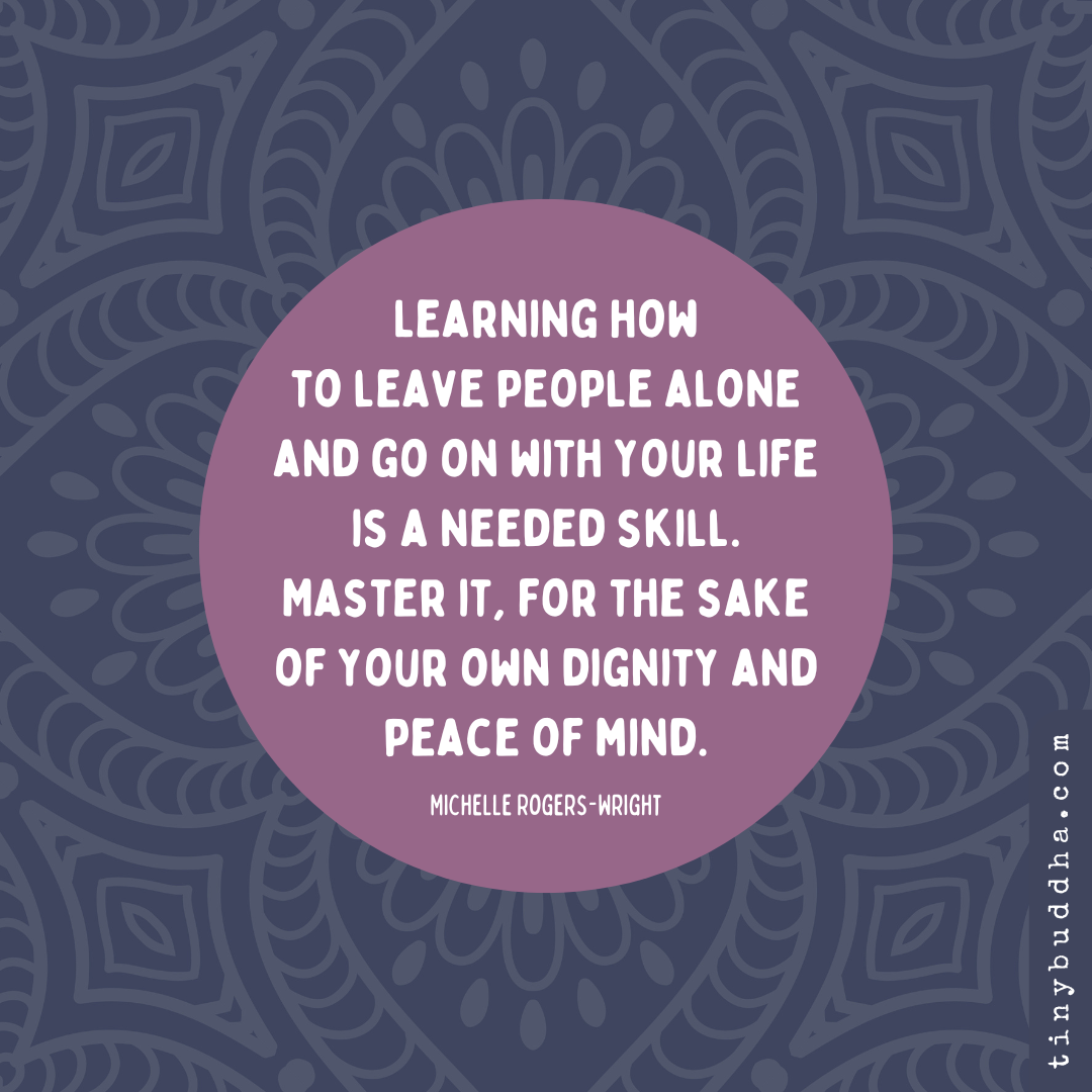 Learning How to Leave People Alone