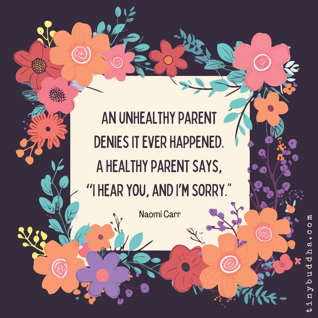 An Unhealthy Parent Denies It Ever Happened