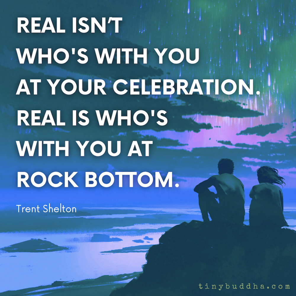 Real Isn’t Who’s with You at Your Celebration