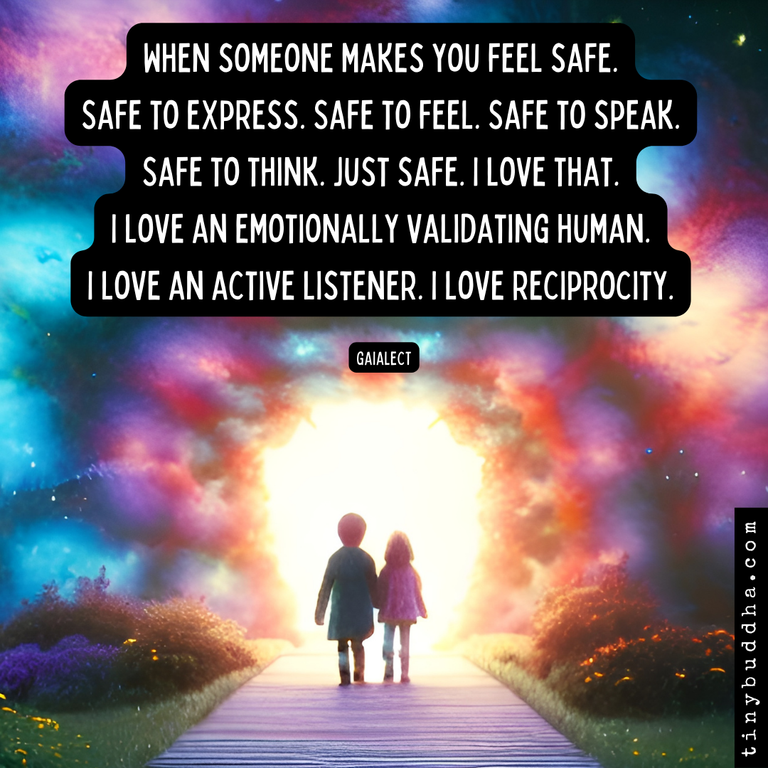 When Someone Makes You Feel Safe