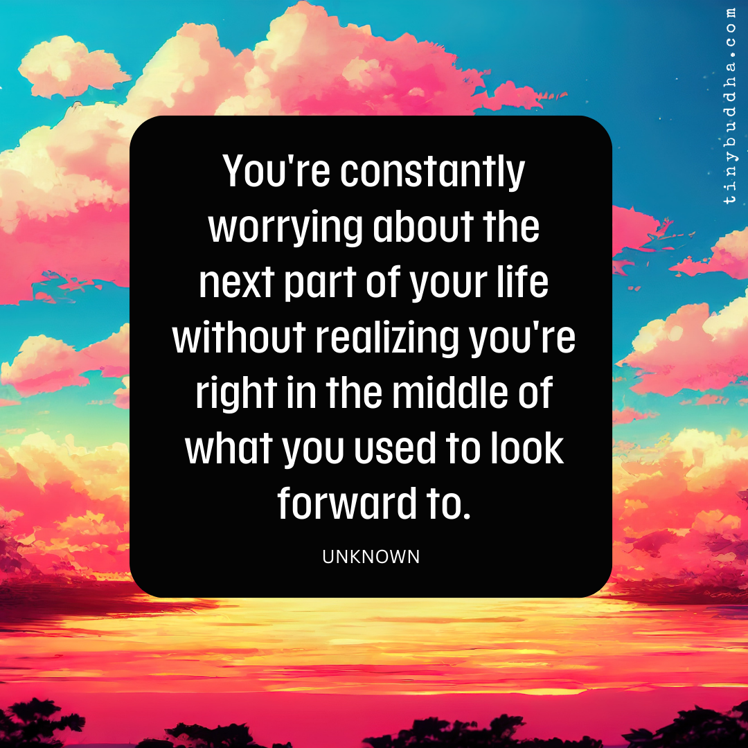 What You Used to Look Forward To