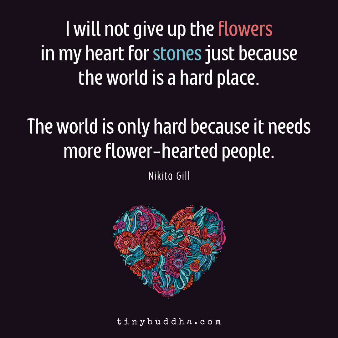 I Will Not Give Up the Flowers in My Heart for Stones