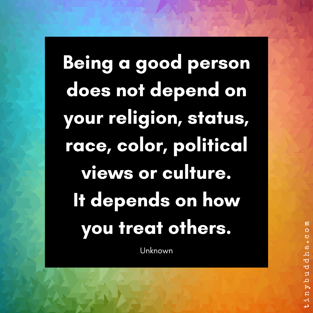 Being a Good Person