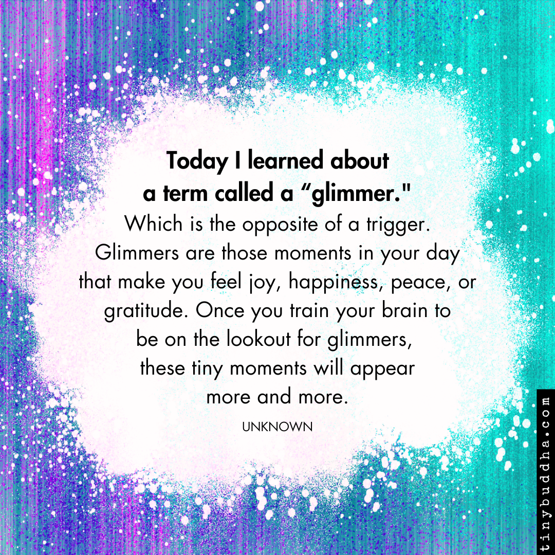 Be on the Lookout for Glimmers