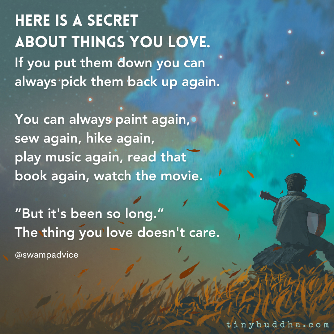 A Secret About Things You Love