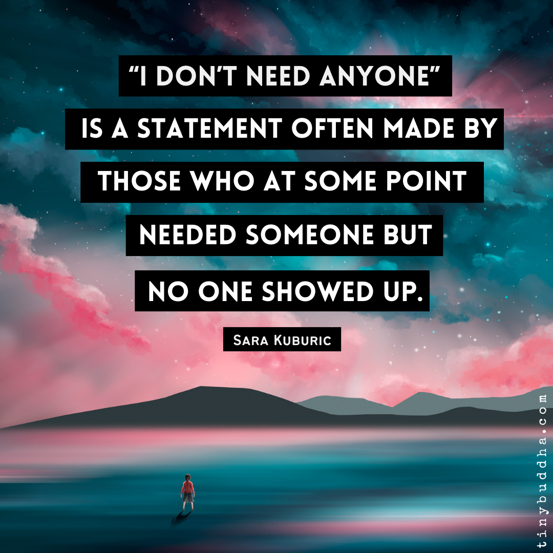 I Don’t Need Anyone