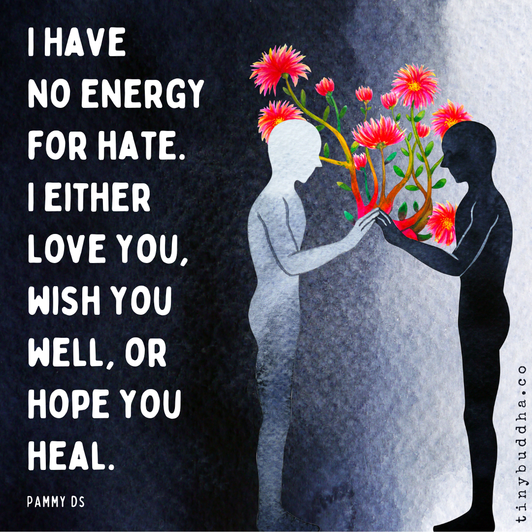 I Have No Energy for Hate