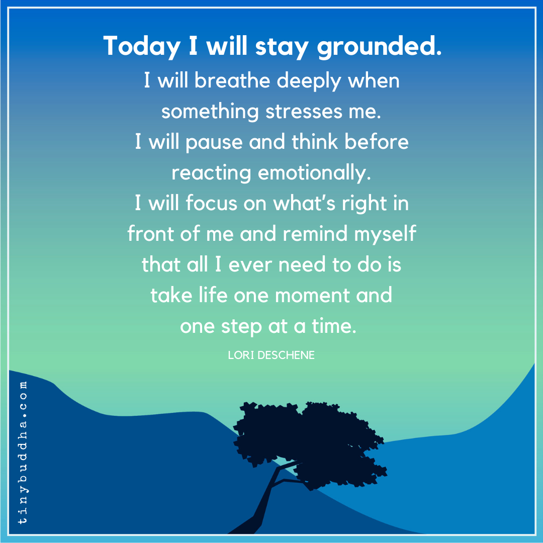 Today I Will Stay Grounded