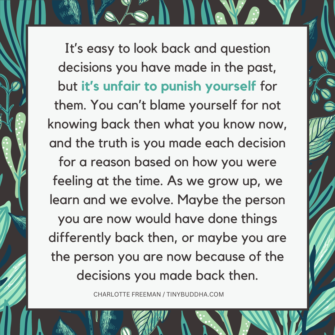 It’s Unfair to Punish Yourself