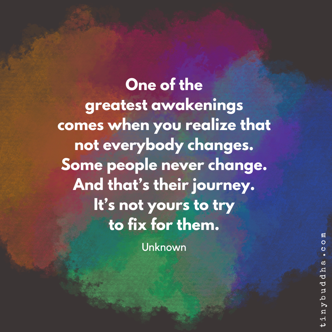 Not Everyone Changes