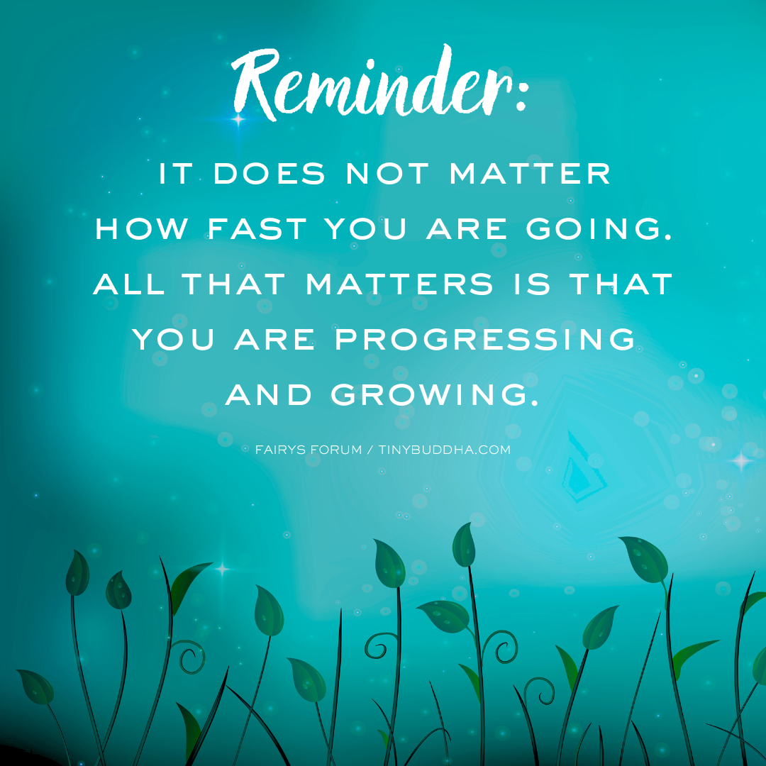 It Does Not Matter How Fast You Are Going