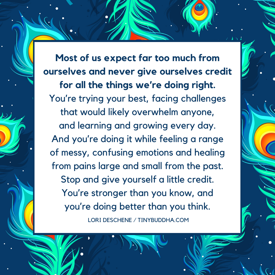 You’re Doing Better Than You Think