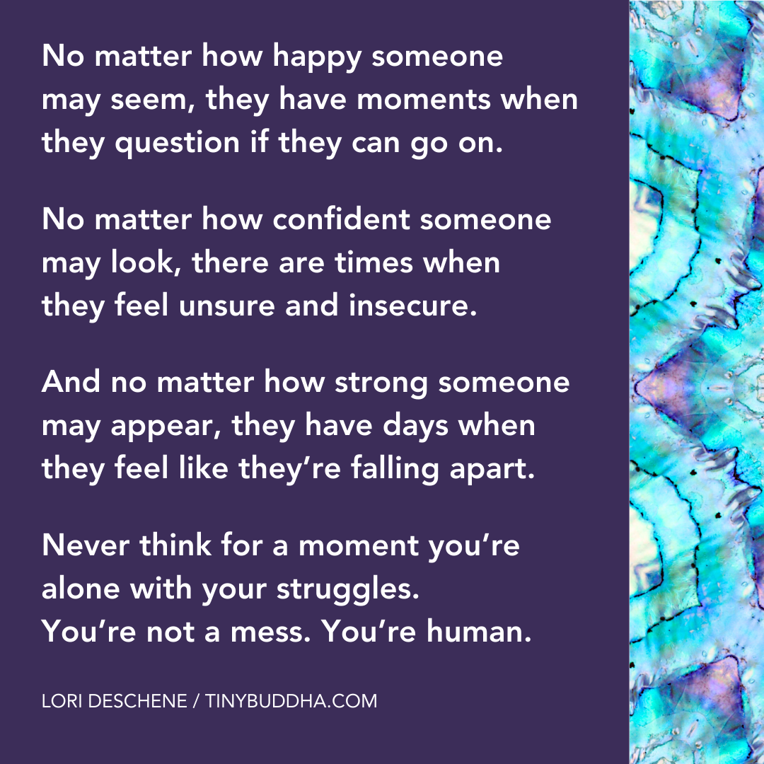 You’re Not a Mess, You’re Human