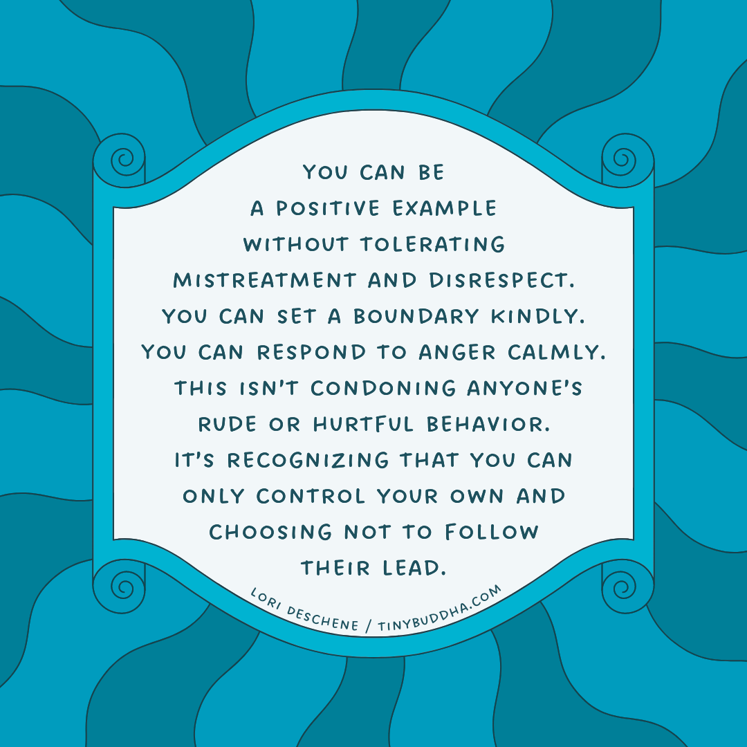 You Can Be a Positive Example