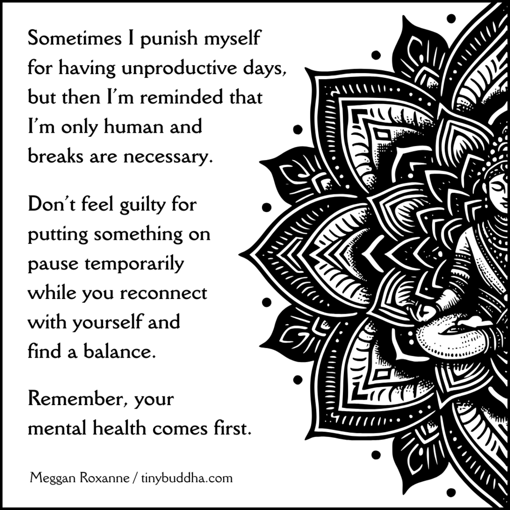 Your Mental Health Comes First