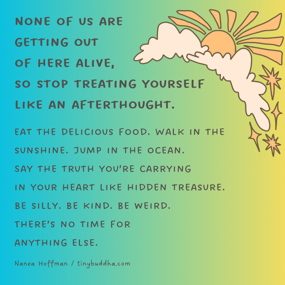 Stop Treating Yourself Like an Afterthought