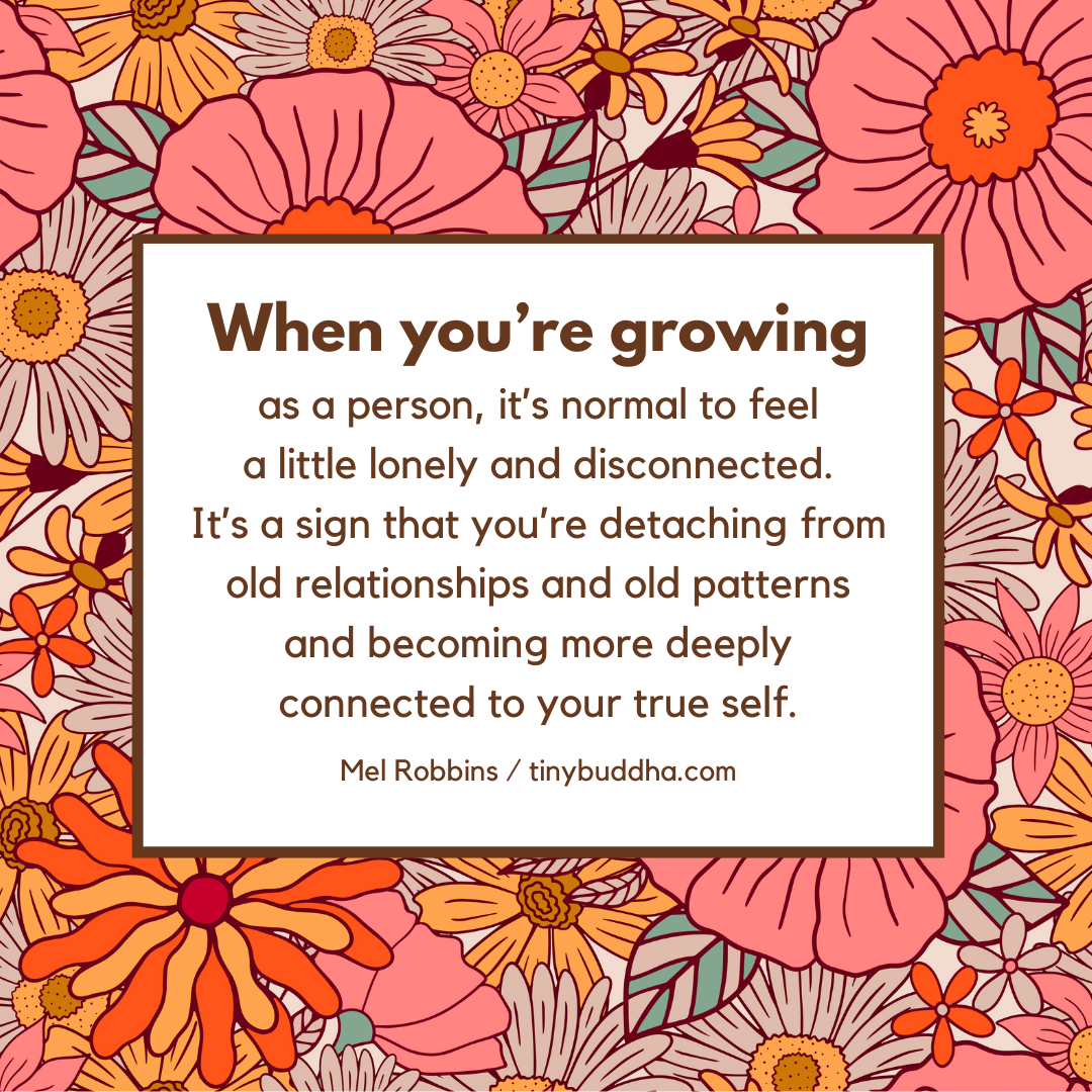 When You’re Growing as a Person