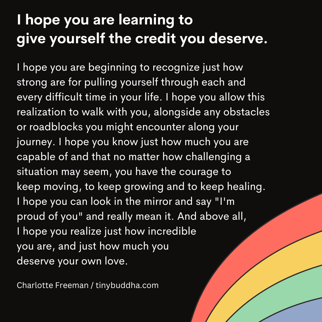 The Credit You Deserve