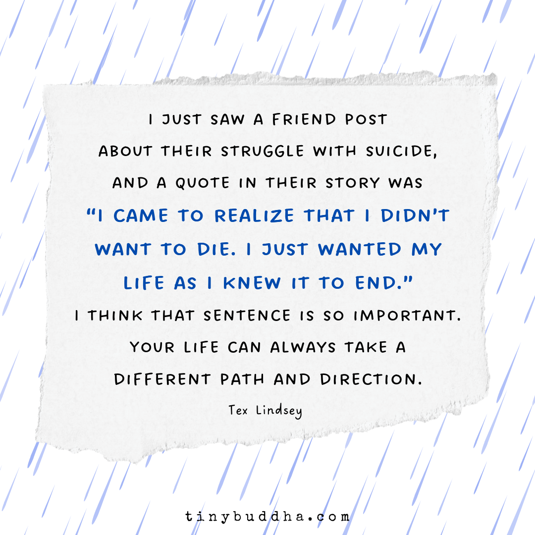 Your Life Can Always Take a Different Direction