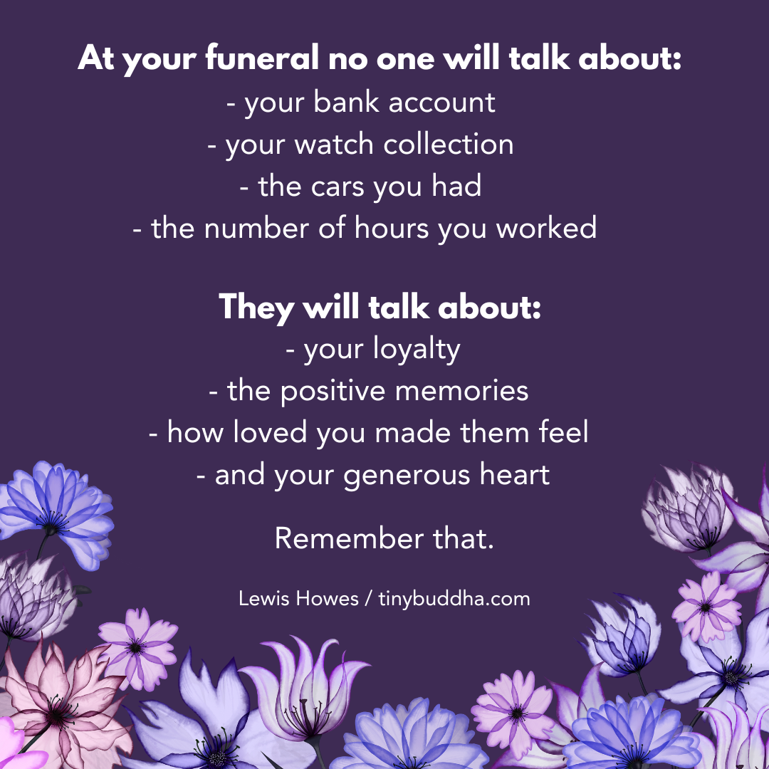 At Your Funeral No One Will Talk About