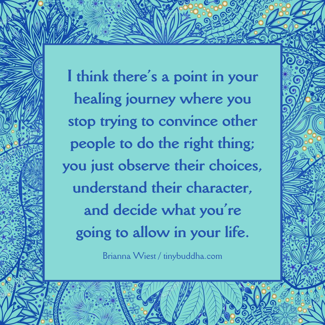 There Comes a Point in Your Healing Journey When…