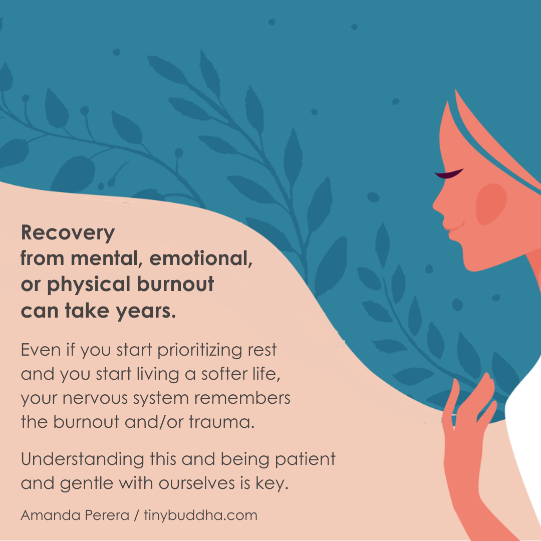 Recovery from Burnout Can Take Years