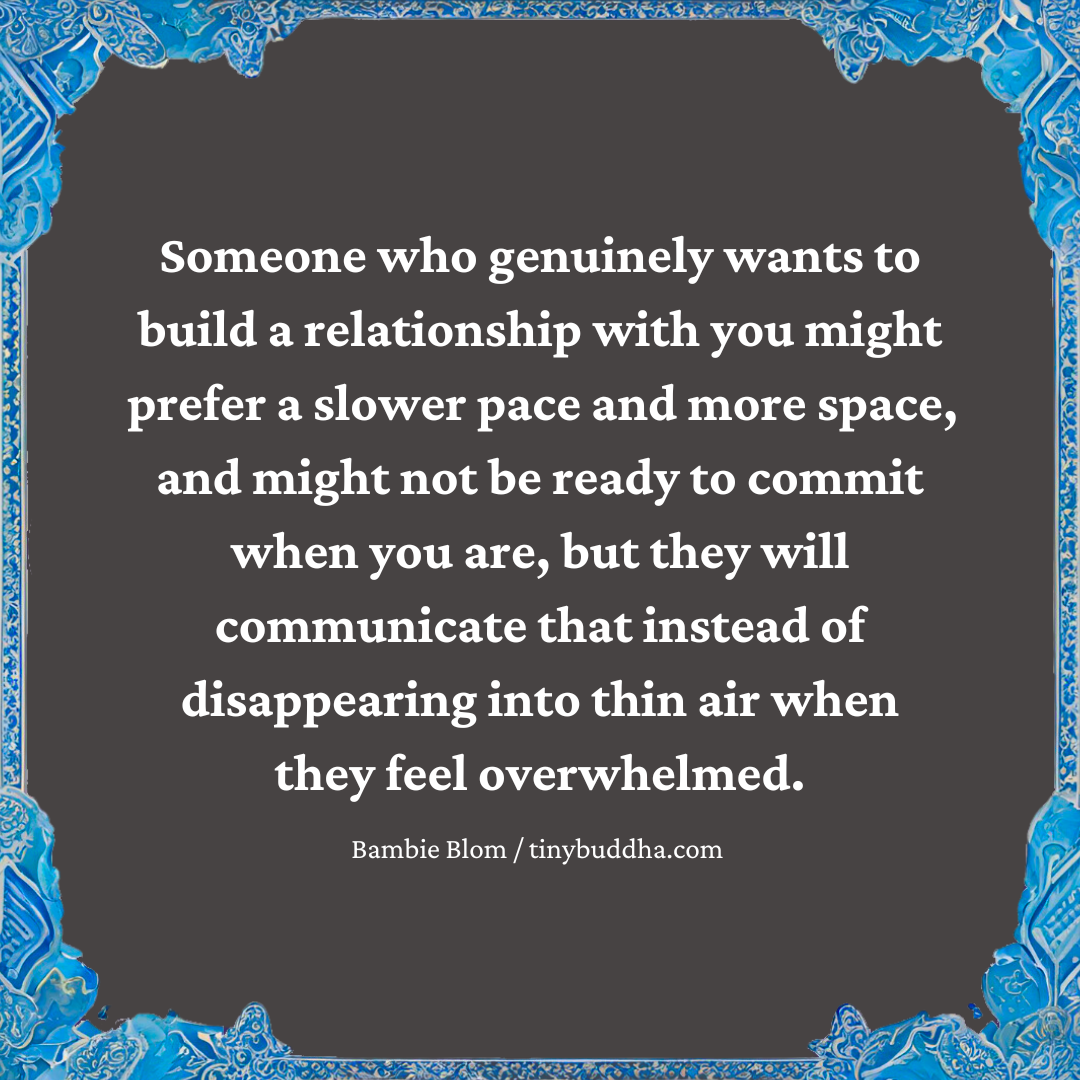 Someone Who Wants a Relationship with You