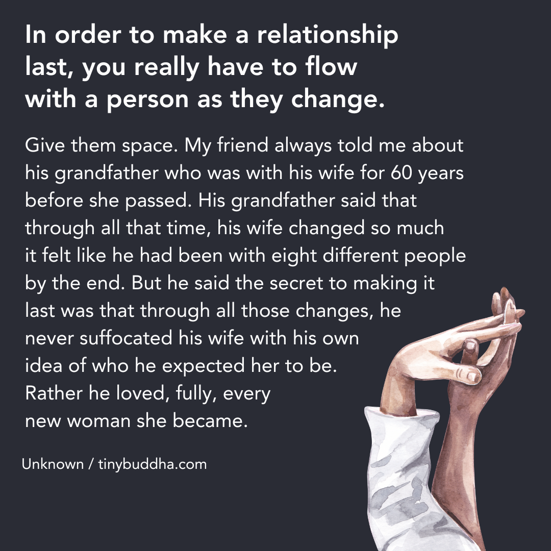 To Make a Relationship Last