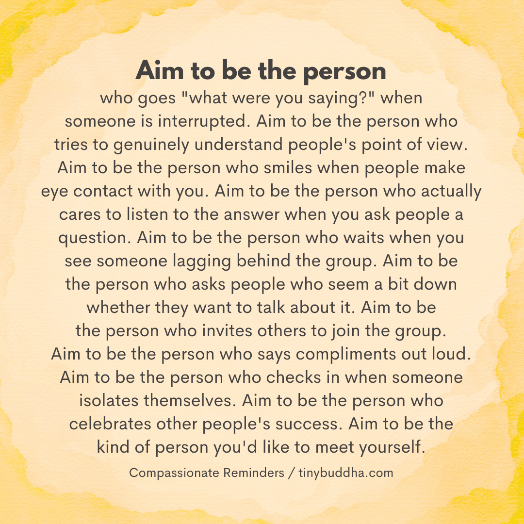 The Kind of Person You’d Like to Meet