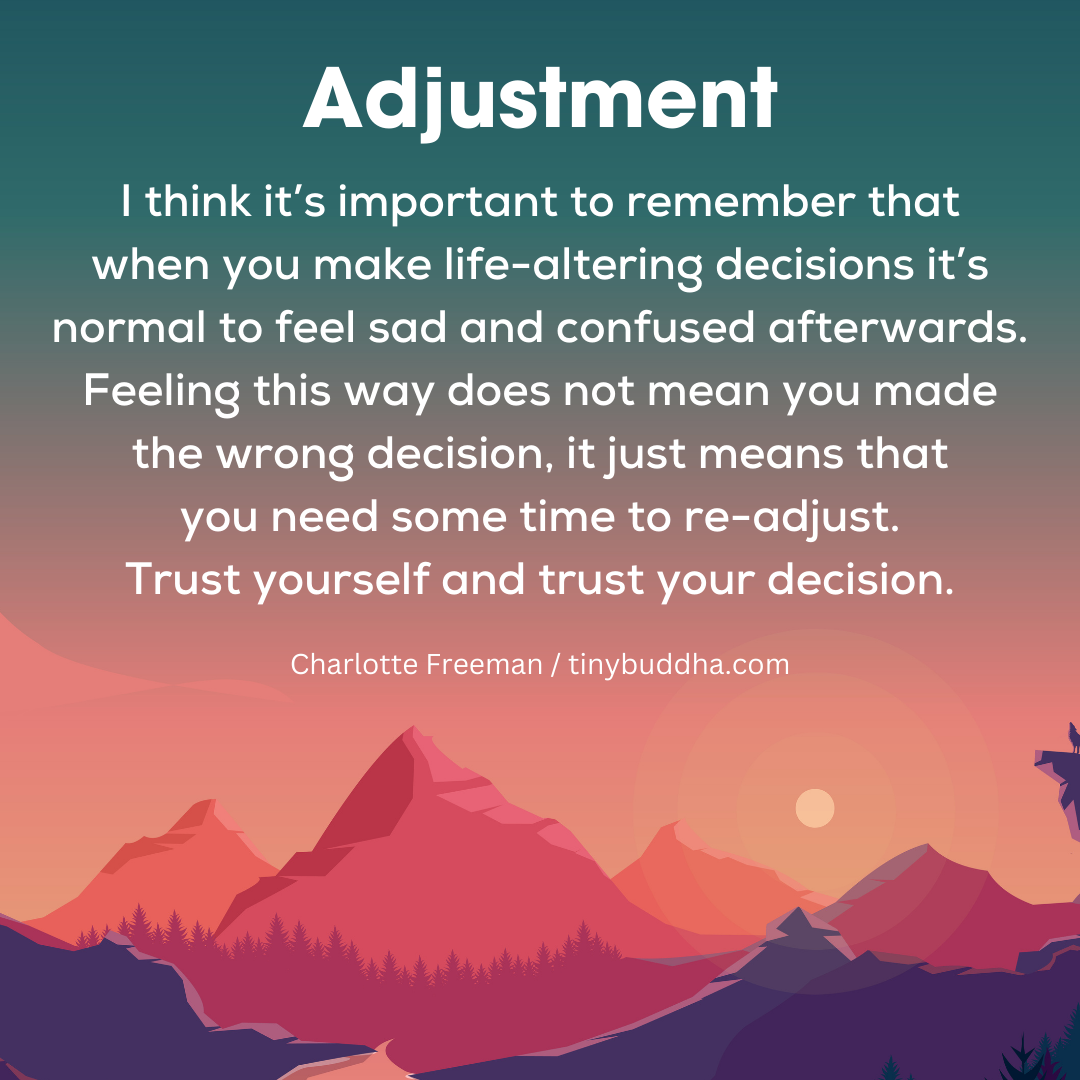 Adjustment
